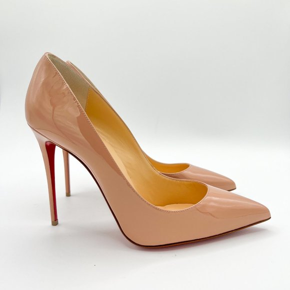 Christian Louboutin Pigalle Follies 100 Patent Leather Red Bottom Pumps - Picture 5 of 13